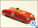 Antique Tinplate Dressler Racer Toy