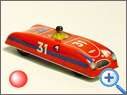 Antique Tinplate Dressler Racer Toy
