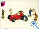 Antique clockwork GESCHA Racer Toy