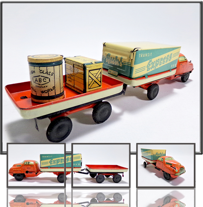 Express lorry made by HUKI, Germany, 1950s