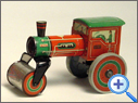 Vintage Clockwork Industrial Vehicle Tin Toy