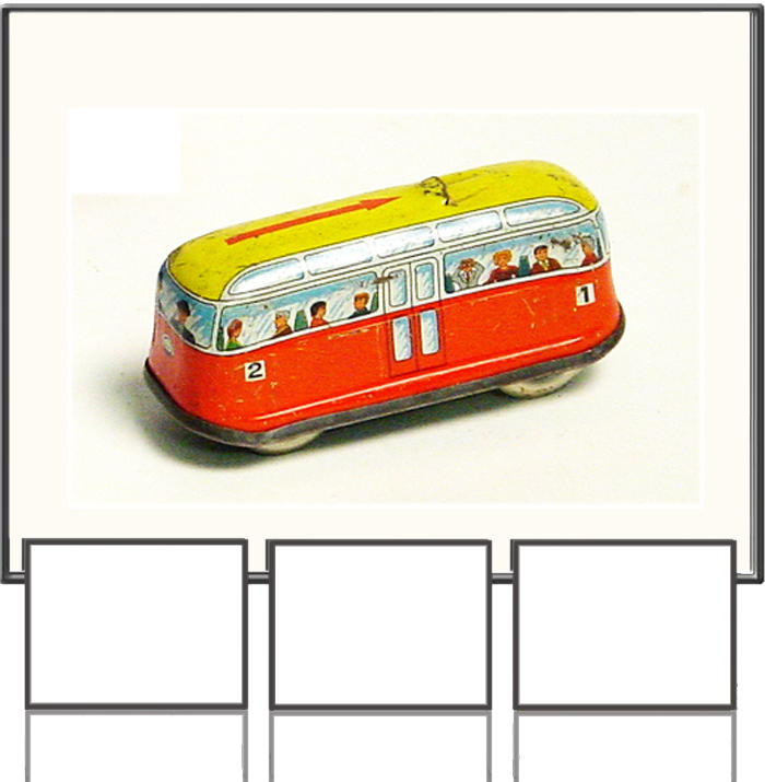 Train trolly made by Gebruder Einfeld, West Germany,1960s