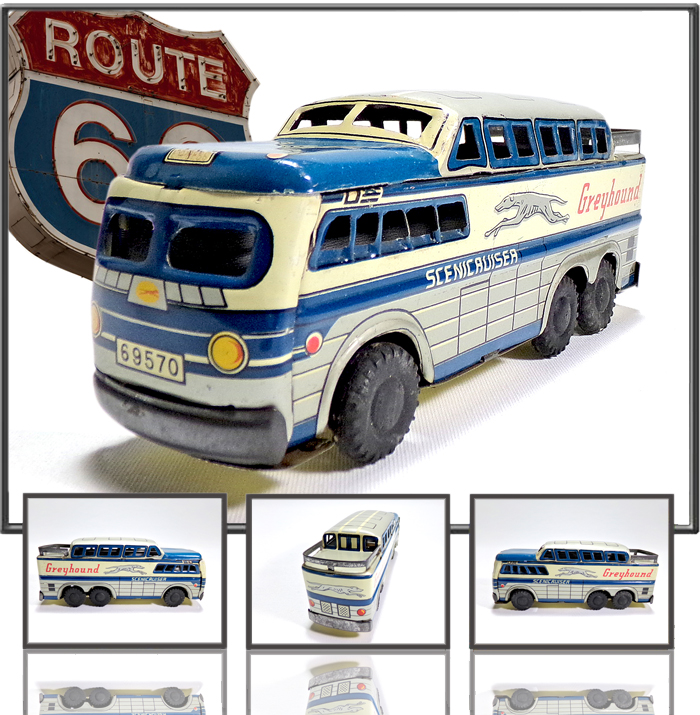 Greyhound bus made in Japan, 1960s