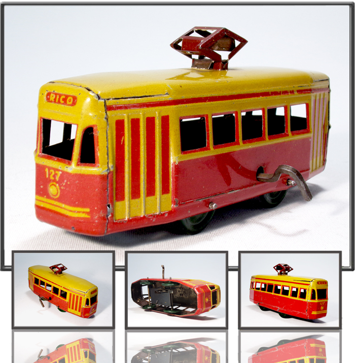 Tram made by RICO, Spain, 1930s