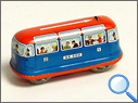 Vintage Clockwork Public Transport Tin Toy