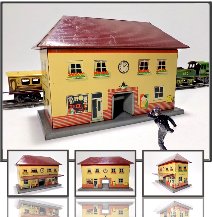 Village station made by Bub, US zone Germany, 1945-55s