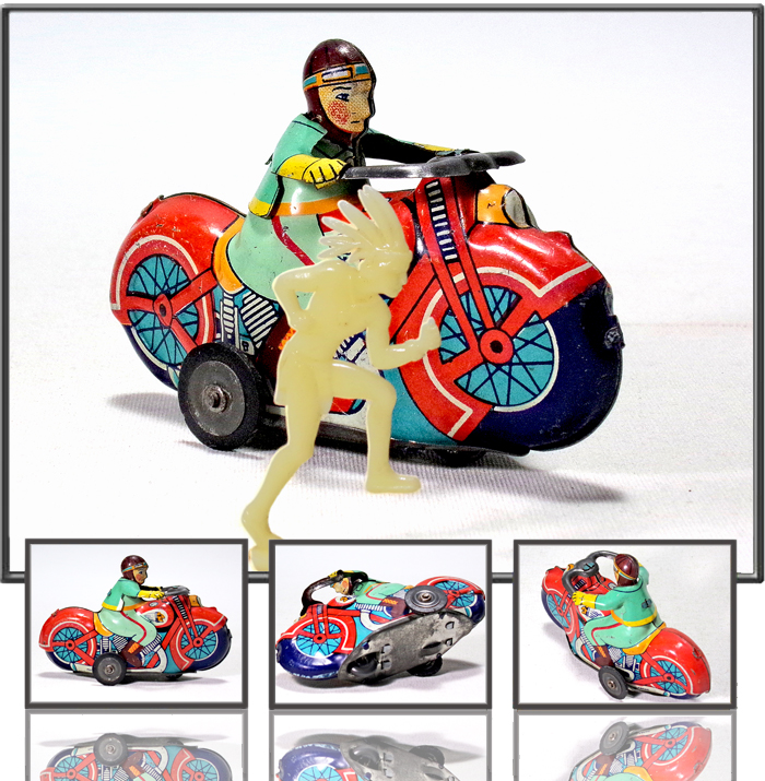 Indian motor bike made in Japan, 1950s