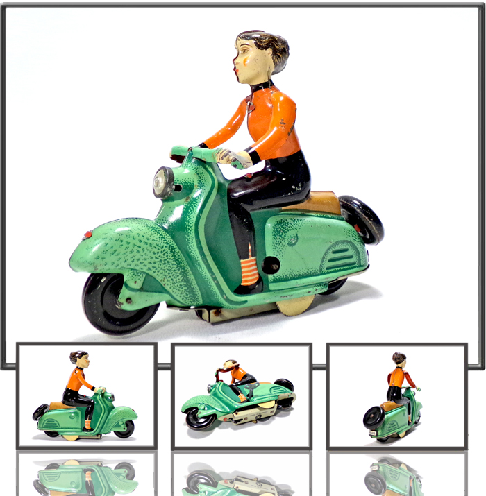 Motorscooter made by MS Brandenburg, DDR, 1950s