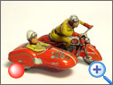 Genuine  & Vintage Tin Motorcycle Toy