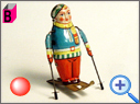 Vintage Human Figure Tin Toy