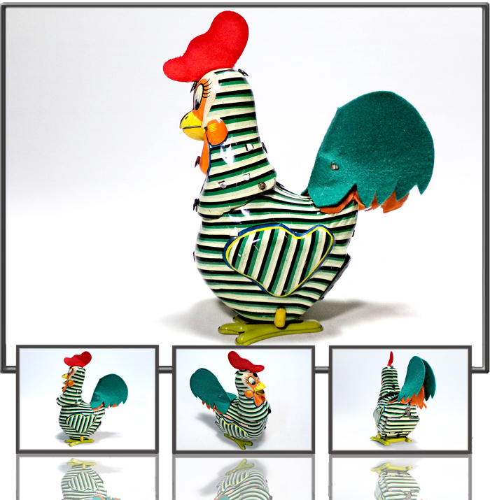 Doo Dle Doo rooster made by Mikumi, Japan, 1950s