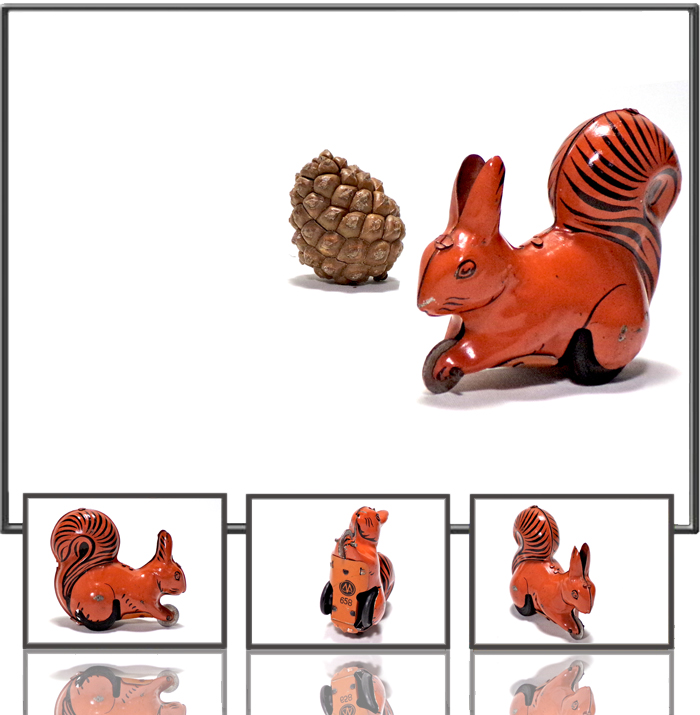 Squirrel made by MS Brandenburg, DDR, 1950s