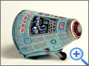 Vintage Friction Space Tin Toy