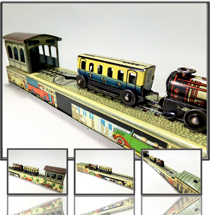 Shunting train set made by Arnold, US zone Germany, 1945-55s