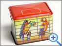 Vintage Money Box Tin Toy