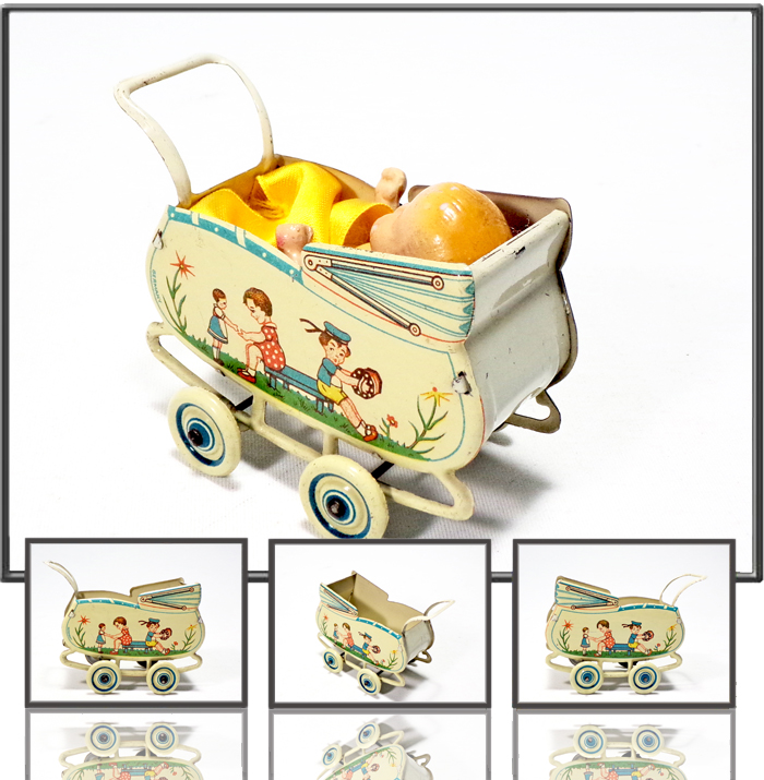 Baby´s pram made in Germany, 1950