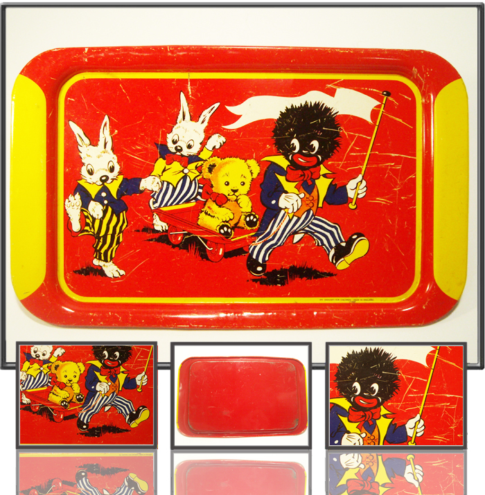 Golliwog tray made by Happynak, England, 1940s